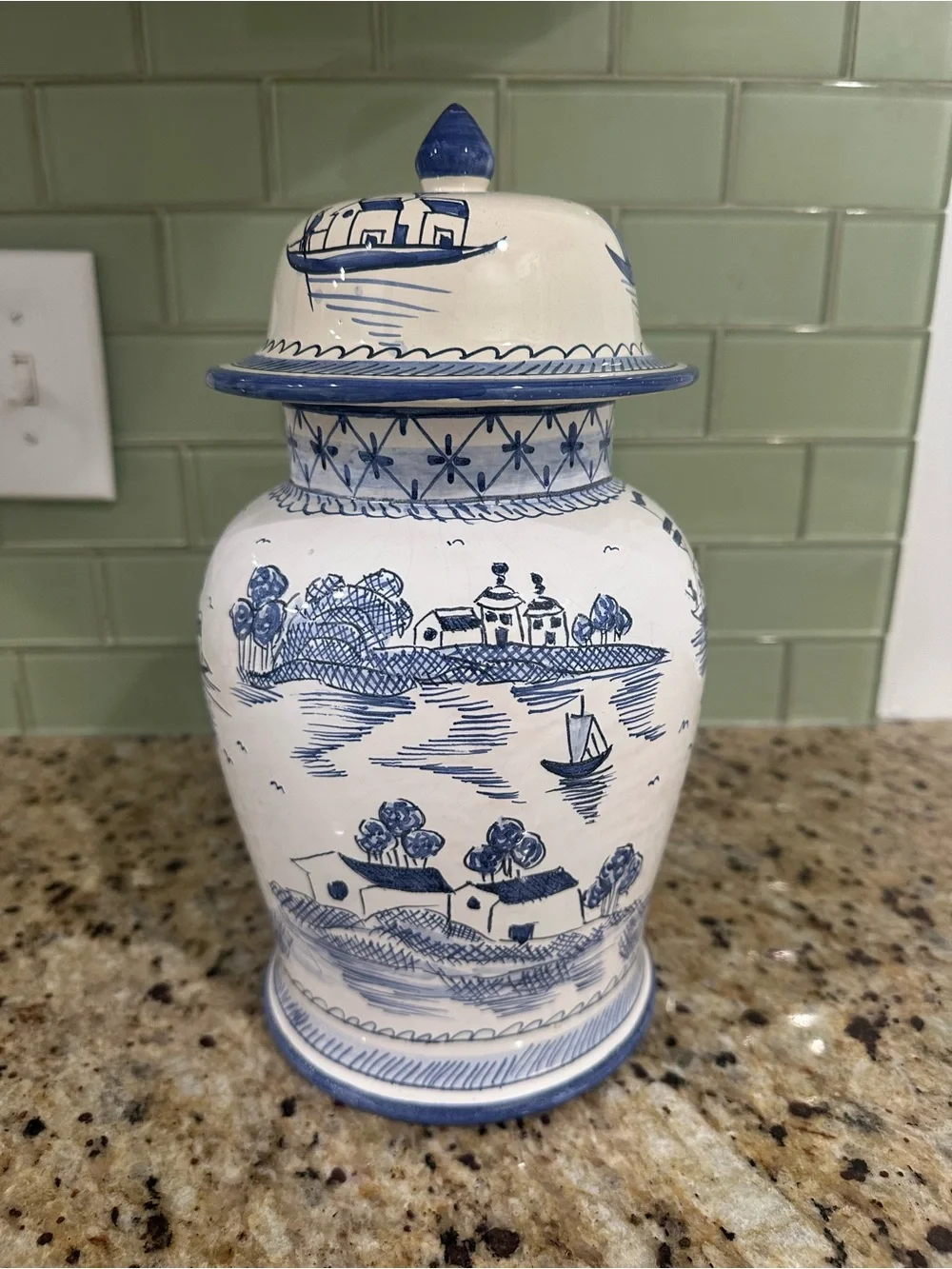 Ginger Jar made in Portugal